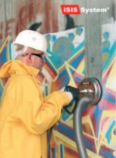 Odstranění graffiti z dlažby